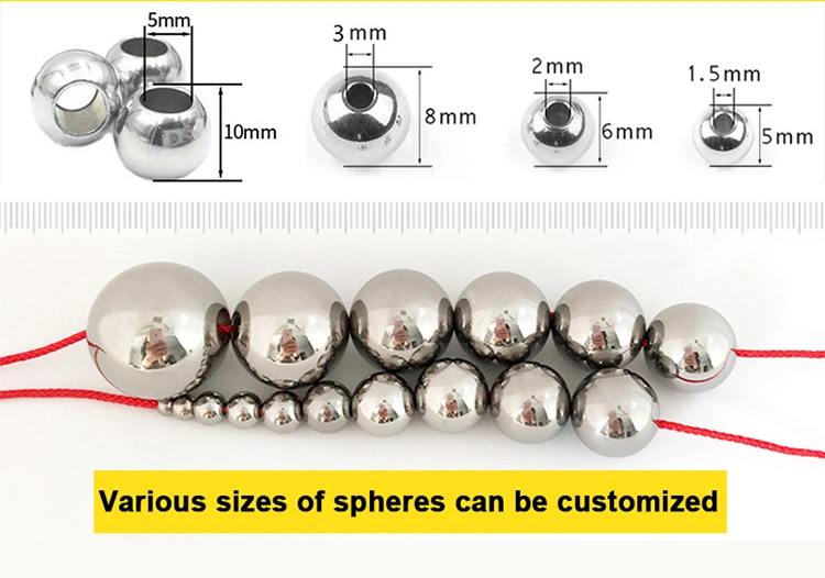 Big Sizes Metallic Spheres Stainless Steel Hollow Ball