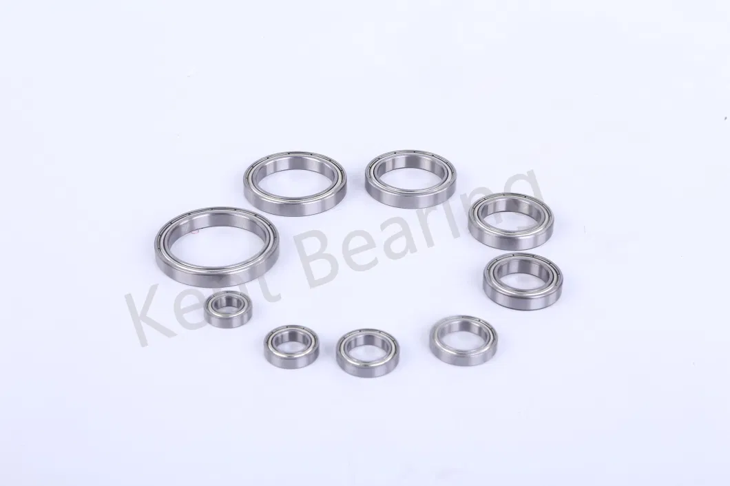High Precision Low Noise Chrome Steel Deep Groove Ball Bearing 6010 Zz 2RS for Electric Motor