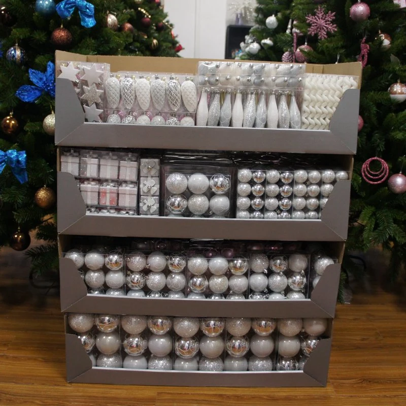 600-1000PCS High Quality Floor Display Ornament Christmas Decoration Ball for Christmas Tree