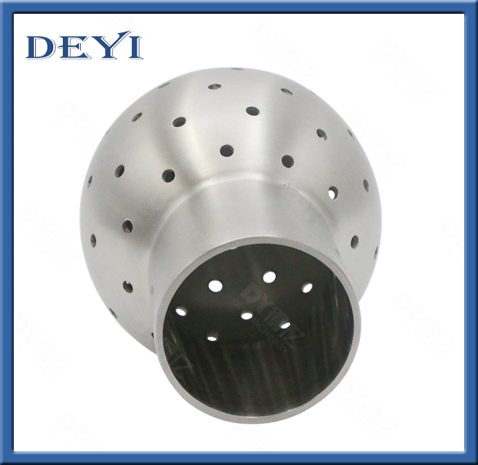 Deyi Sanitary CIP Spray Ball Stainless Steel 304/316L Cleaning Ball Bolt Fixed Spray Ball