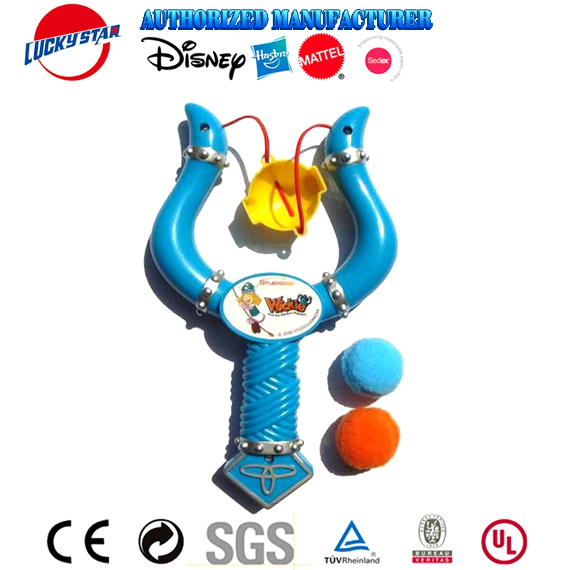 Viking Plastic Catapult Slingshot Toy with 2 Balls for Kids
