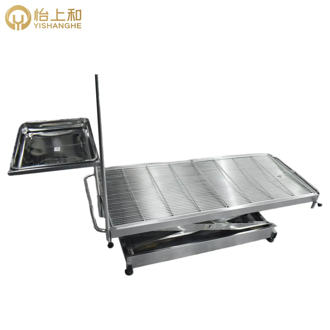 Stainless Steel Large Animals Operation Table Veterinary Vet Cow Horse Operation Table