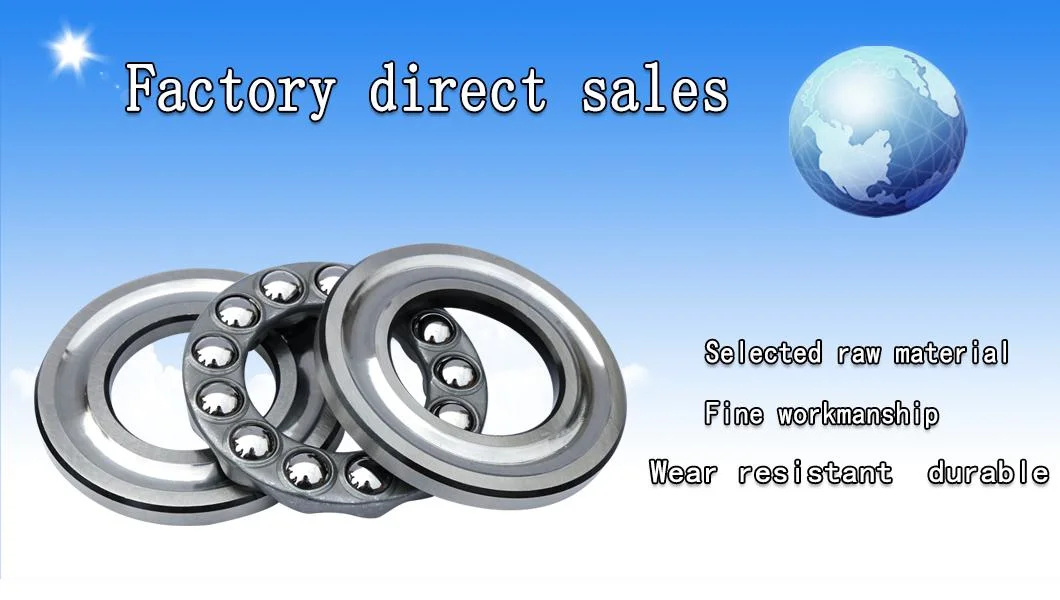 China Factory Pressure Plane Thrust Roller Thrust Ball Bearing 51326m 8326m Bearing Steel High Quality Durable Thrust Ball Bearing Eight Types of Bearing