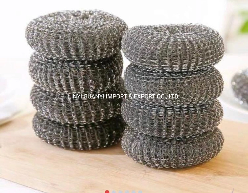Customized Stainless Steel Scrubber Kitchen Metal Scourer Cleaning Ball