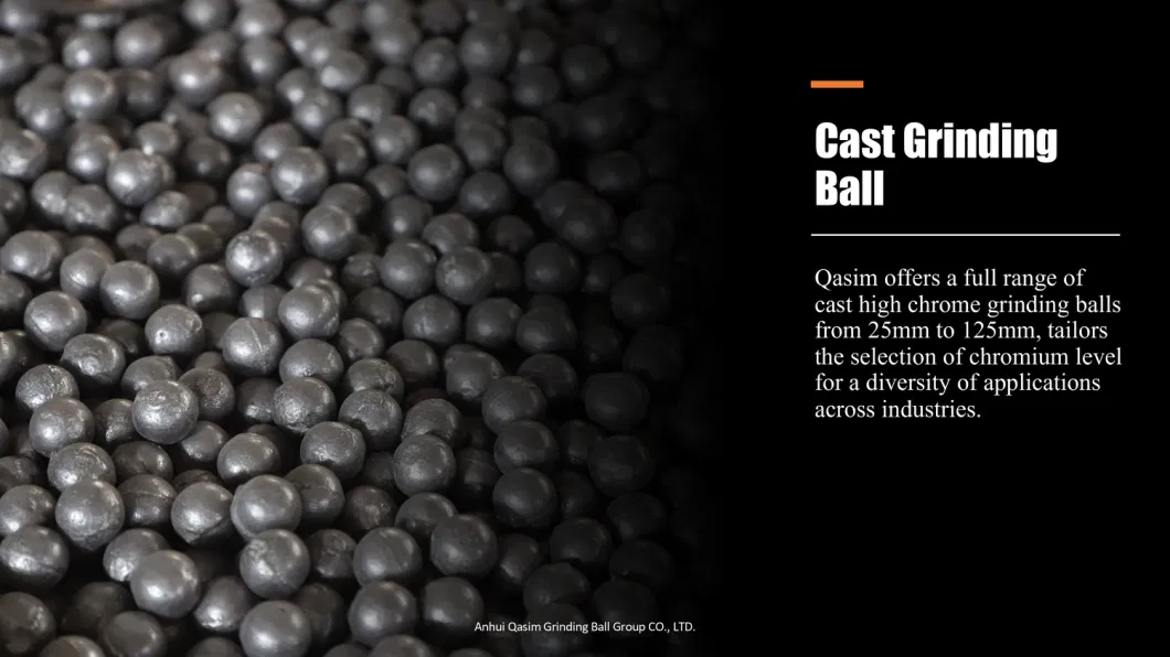 1&quot;- 6&quot; Chrome Casting Forged Grinding Media Alloy Steel Balls for Ball Mill Cement