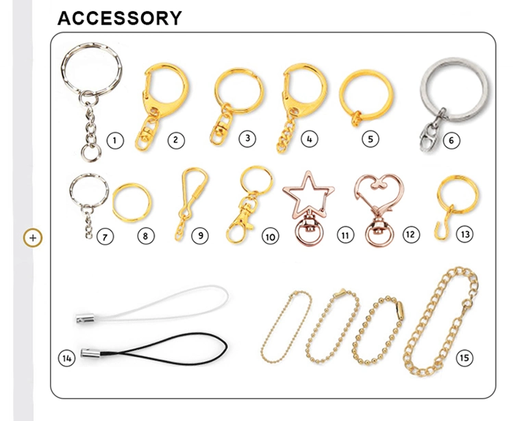 Beach Soccer Paracord Metal Art Crafts Japanese Anime Promotion Gift Custom Logo Fashion Design Customized Key Ring Custom Keychain Set