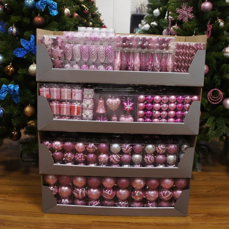 600-1000PCS High Quality Floor Display Ornament Christmas Decoration Ball for Christmas Tree