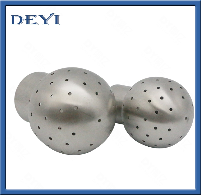 Deyi Sanitary CIP Spray Ball Stainless Steel 304/316L Cleaning Ball Bolt Fixed Spray Ball