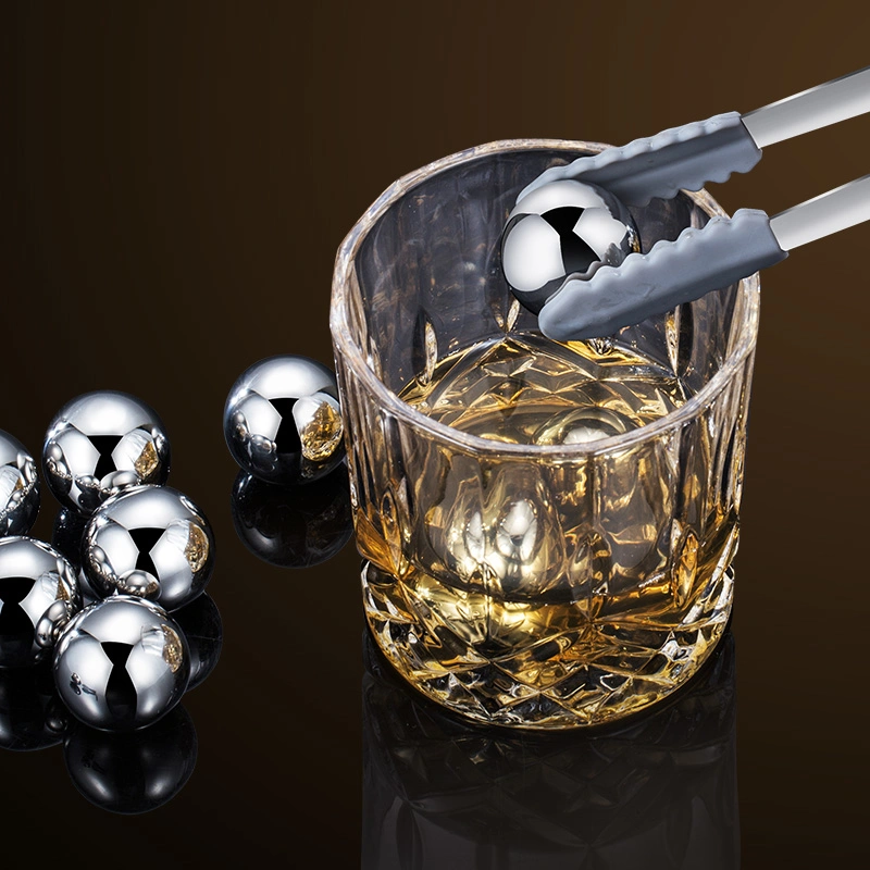 Whiskey Ice Balls Stainless Steel Metal Ice Cube Balls