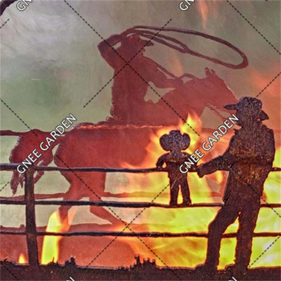 Hot Sale Cowboy Corten Steel Fire Sphere