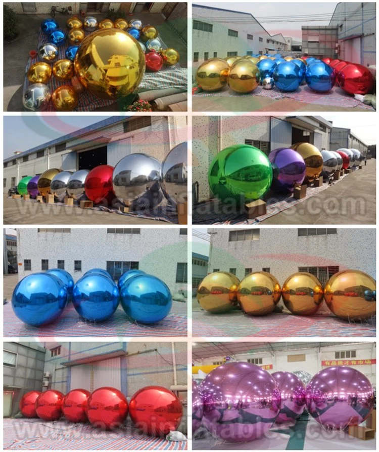 Factory Price Inflatable Mirror Balloon, Inflatable Stainless Steel Spheres for Advertising