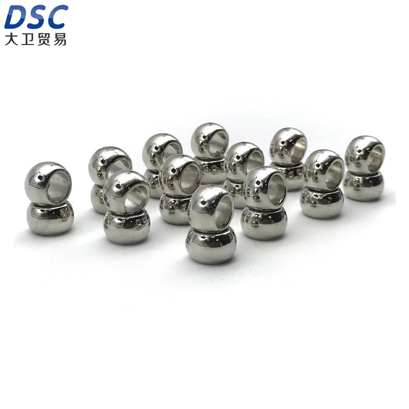 Zinc Alloy Ball Toy Through Hole Bead Bag Hanging Beads Webbing Positioning Beads
