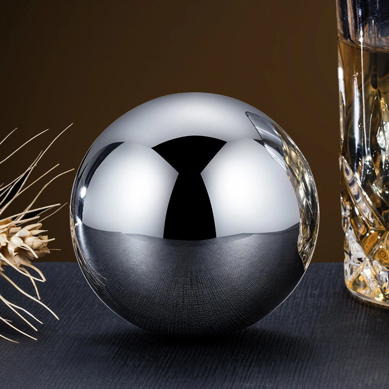 Whiskey Ice Balls Stainless Steel Metal Ice Cube Balls