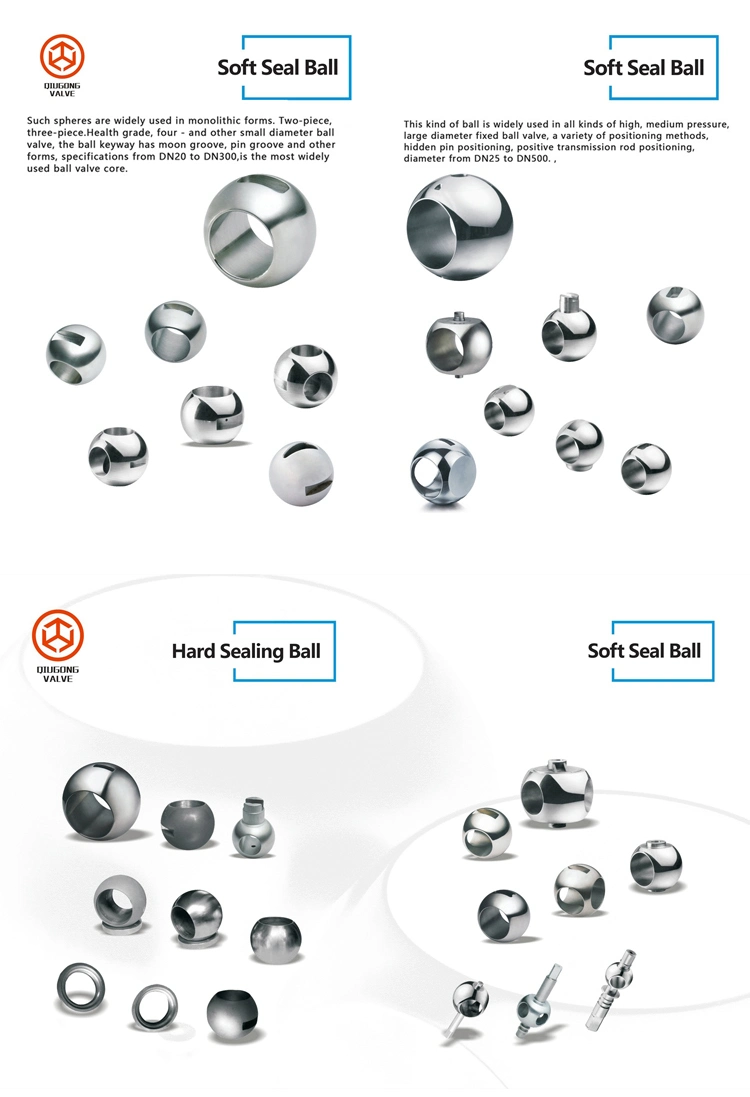 Various Mini Ball Valve Stainless Steel Floating Straight Through Valve Ball