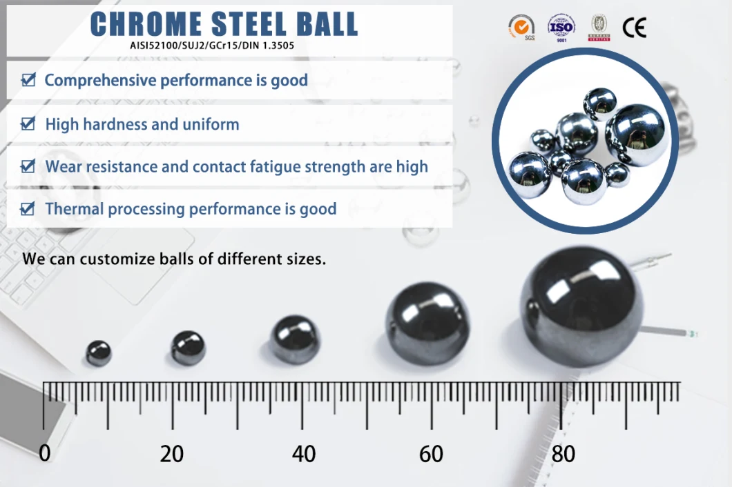 Chrome Steel/ AISI52100/ Gcr15/100cr6 Ball for Bearing G10-G1000 Chrome Steel Balls