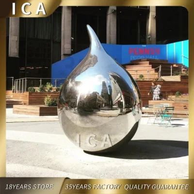 Hot sale acciaio inox metallo scultura sfera decorazione per esterni