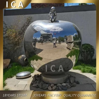 Hot sale acciaio inox metallo scultura sfera decorazione per esterni