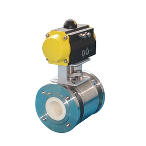 Valvole a sfera in ceramica azionate da attuatore pneumatico 2&prime;-12&prime;&prime; sfere a tre vie
