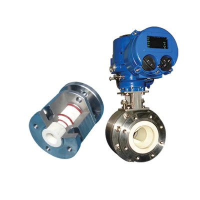 Valvole a sfera in ceramica azionate da attuatore pneumatico 2&prime;-12&prime;&prime; sfere a tre vie