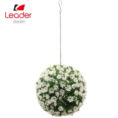 Lavanda palla topiary catena in metallo 30cm