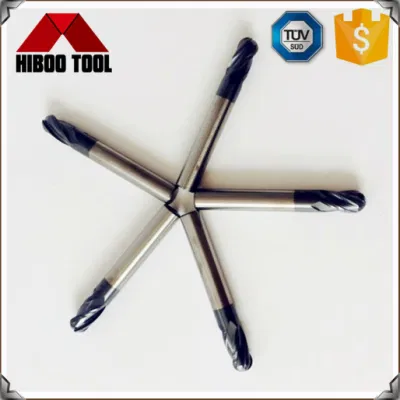 Personalizza Tungsten Carbide CNC fresa estremità a sfera Mille Per acciaio