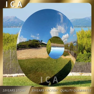 Hot sale acciaio inox metallo scultura sfera decorazione per esterni