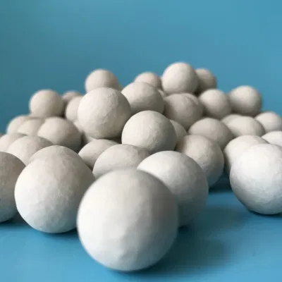 Supporti di supporto OEM Inert Alumina Ceramic Ball da 3 mm 6 mm 10 mm Sfere in porcellana