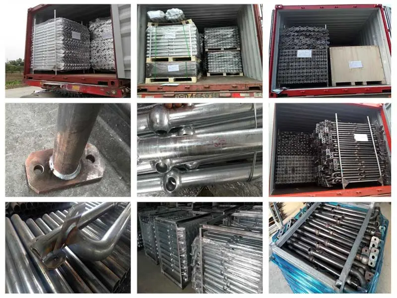 Rust-Proof Hot DIP Galvanized Steel Ball Stanchion with Hole