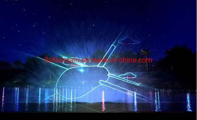 Outdoor Water Lake Big Size Screen Movie Laser Fountain