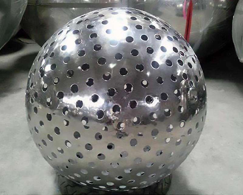 Hollow Colored Plating Large Stainless Steel Ball Sphere