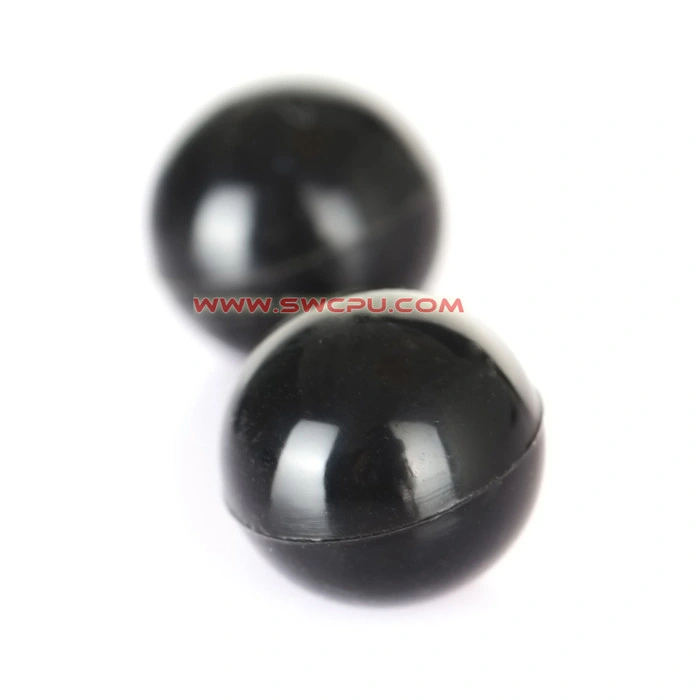 Custom Red Soft Solid Silicone Rubber Ball with Hole