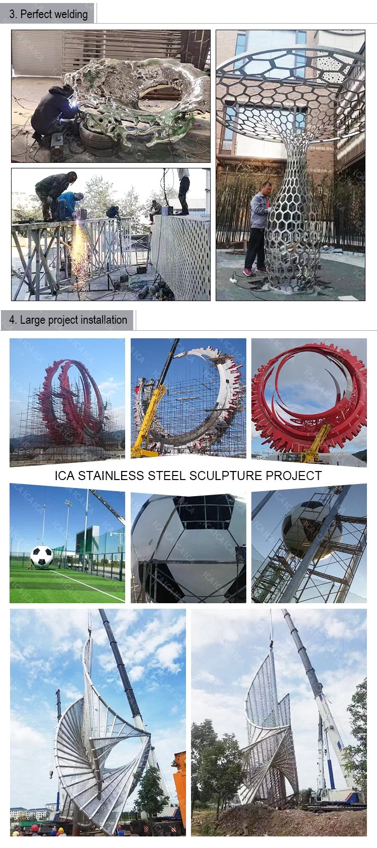 Hot Sale Stainless Steel Metal Ball Sculpture Outdoor Decor