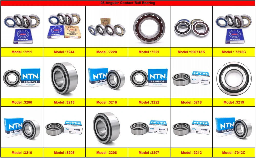 NSK NTN NACHI Asahi Linear/ Thrust/ Pillow Block/ Deep Groove/ Ceramic/ Stainless Steel Ball Bearing 6200 6201 6202 6203 6204 6205 as Chamfer