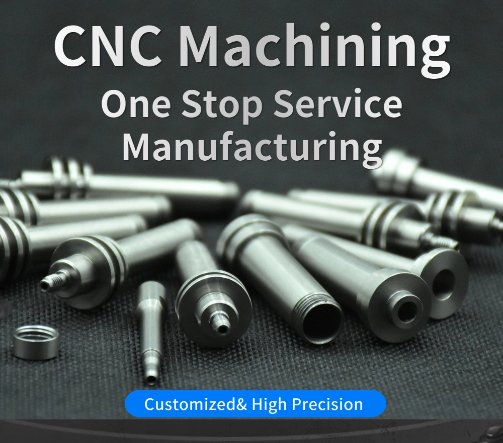 CNC Machining Custom Aluminum Hardened Linear Shaft Knurled Shafts