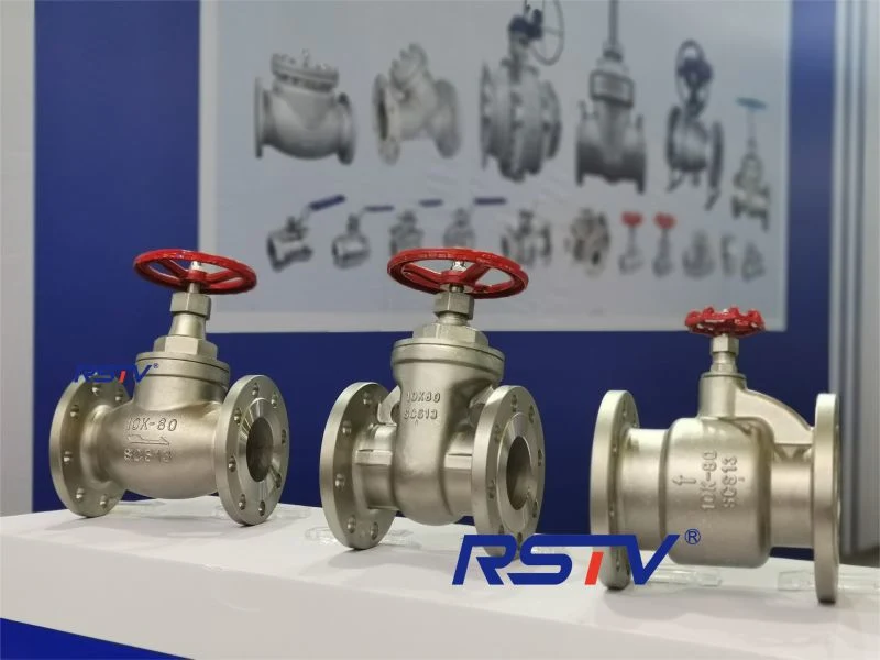 Rst Full Port 3PC Flanged Ball Valve Cast Stainless Steel Manual High Platform Flange 3PC Ball Valve