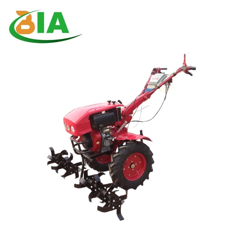 Diesel Mini Power Tiller with Kama Handle Electric Start