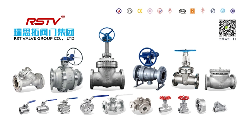 Rst Full Port 3PC Flanged Ball Valve Cast Stainless Steel Manual High Platform Flange 3PC Ball Valve