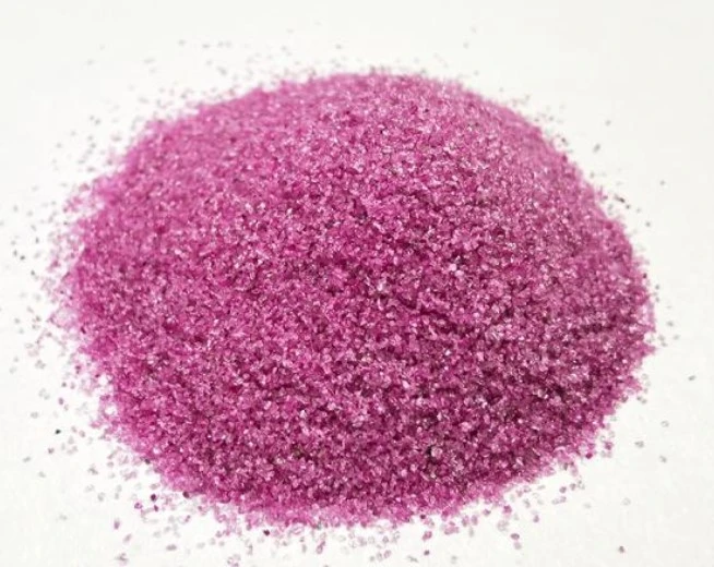 Factory Wholesale Chromium Content 0.5 Chromium Corundum Pink Fused Alumina Powder Sand Raw Materials in Bulk