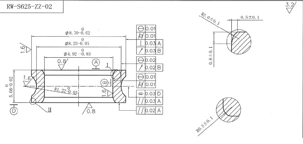 S6800 Stainless Steel Rotating Chair Roller Ball Bearing Sizes for Swivel Chair