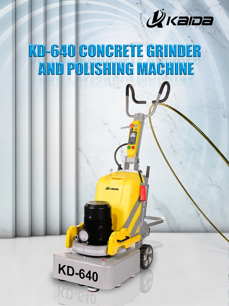 Planetary Design Concrete Floor Grinding Machine with Vacuum Cleaner