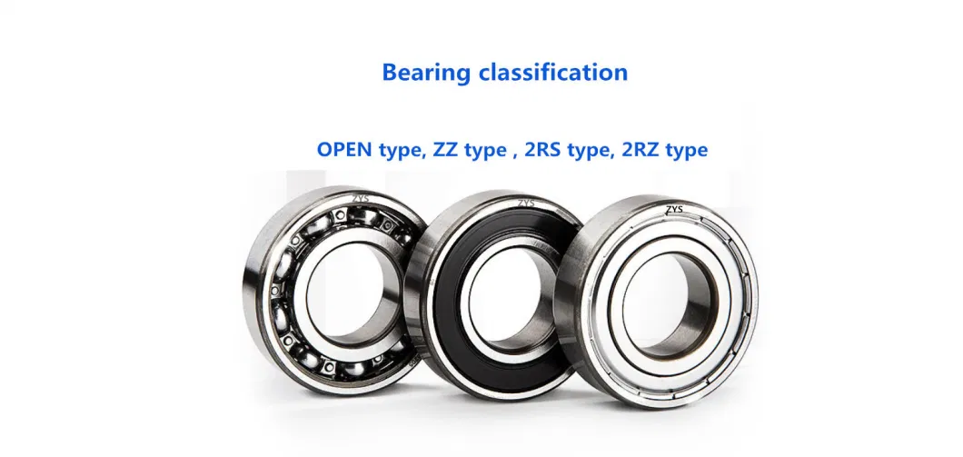 Zys 6001zz Silver High Precision Chrome Steel Single Row Deep Groove Ball Bearing with Bearing Dimension of 12mm ID 28mm Od 8mm