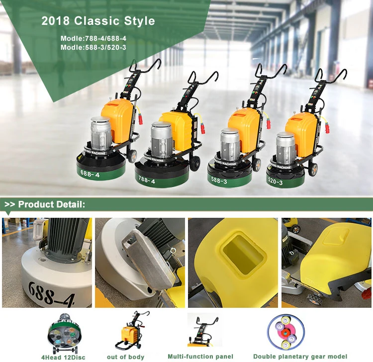 China Top Brand Best Selling Concrete Surface Grinding Polishing Machine