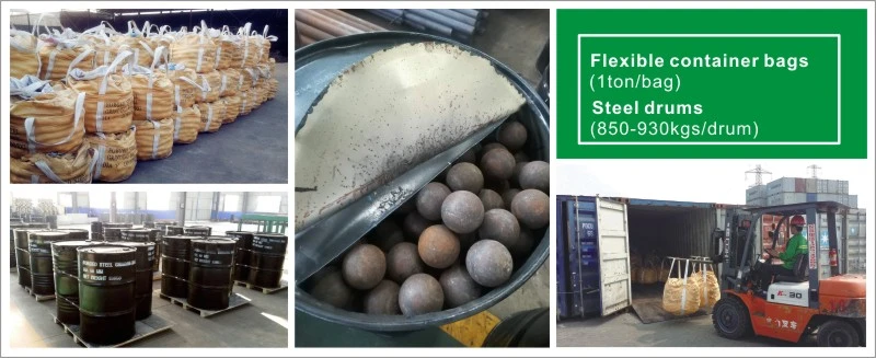 Silver, Gold and Copper Mining Steel Balls Forged by Ball Mill B6