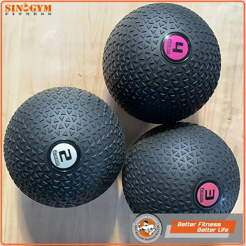 Triangle Textured Grip Dead Weight Slam Exercise Ball for Cross Training
