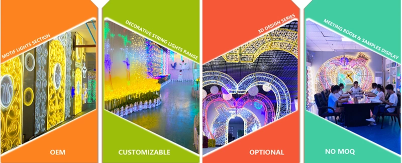 Life-Time Warranty Quality Customizable Color Optional Giant LED Christmas Ball Lighting 3D Motif Light