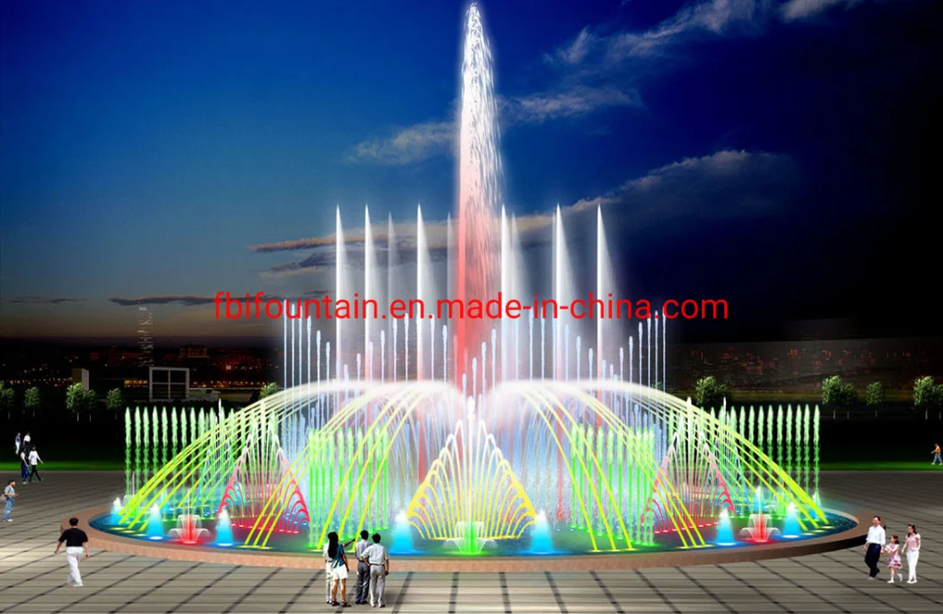 China Factory Customized Digital Graphical Water Curtain Fountain