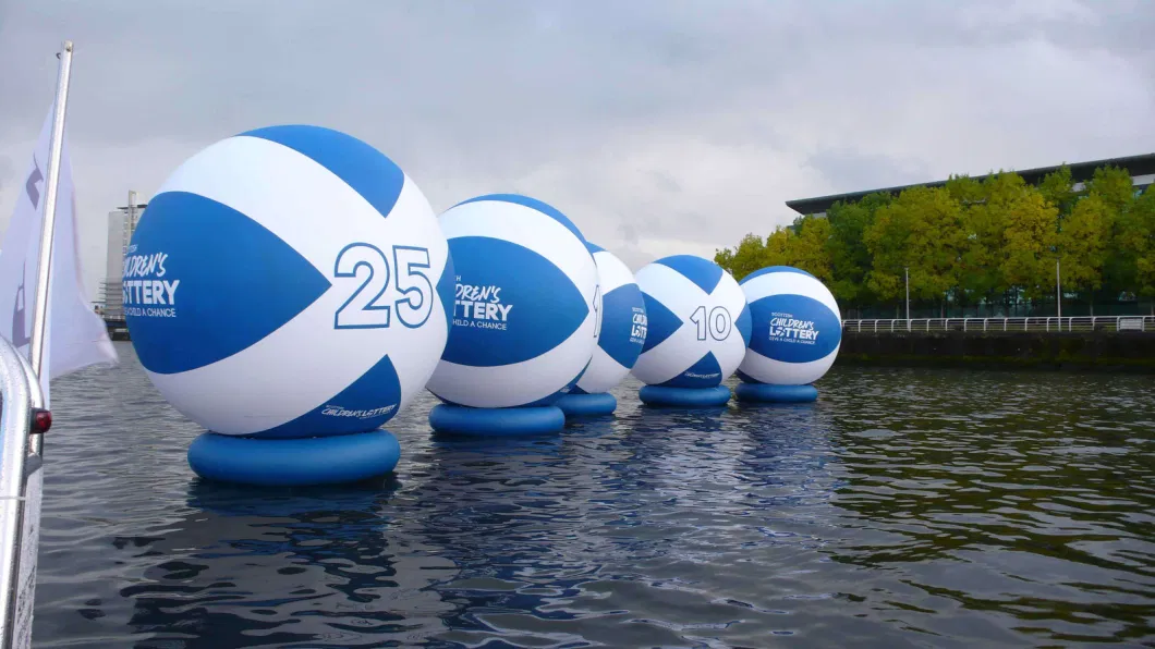 2023 New Inflatable Floating Advertising Logo Banner Sphere