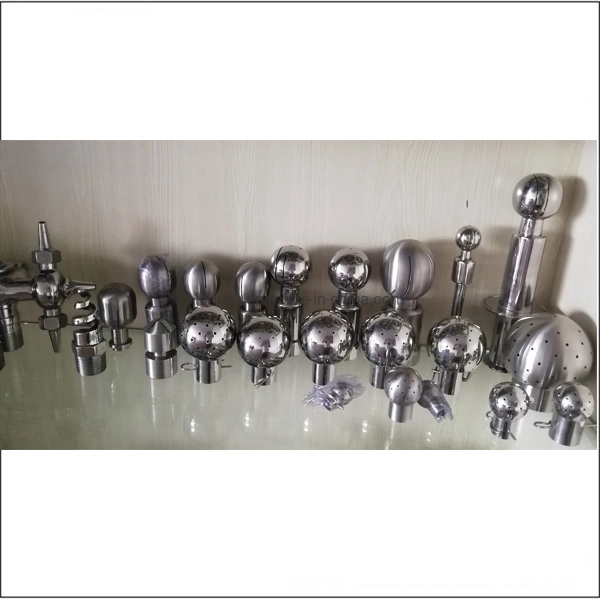 Stainless Steel Sanitary Horn Shape Rotary Cleaning Ball