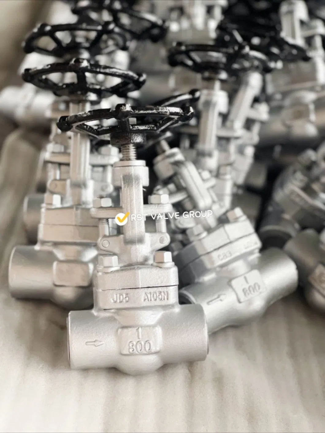 Rst Full Port 3PC Flanged Ball Valve Cast Stainless Steel Manual High Platform Flange 3PC Ball Valve