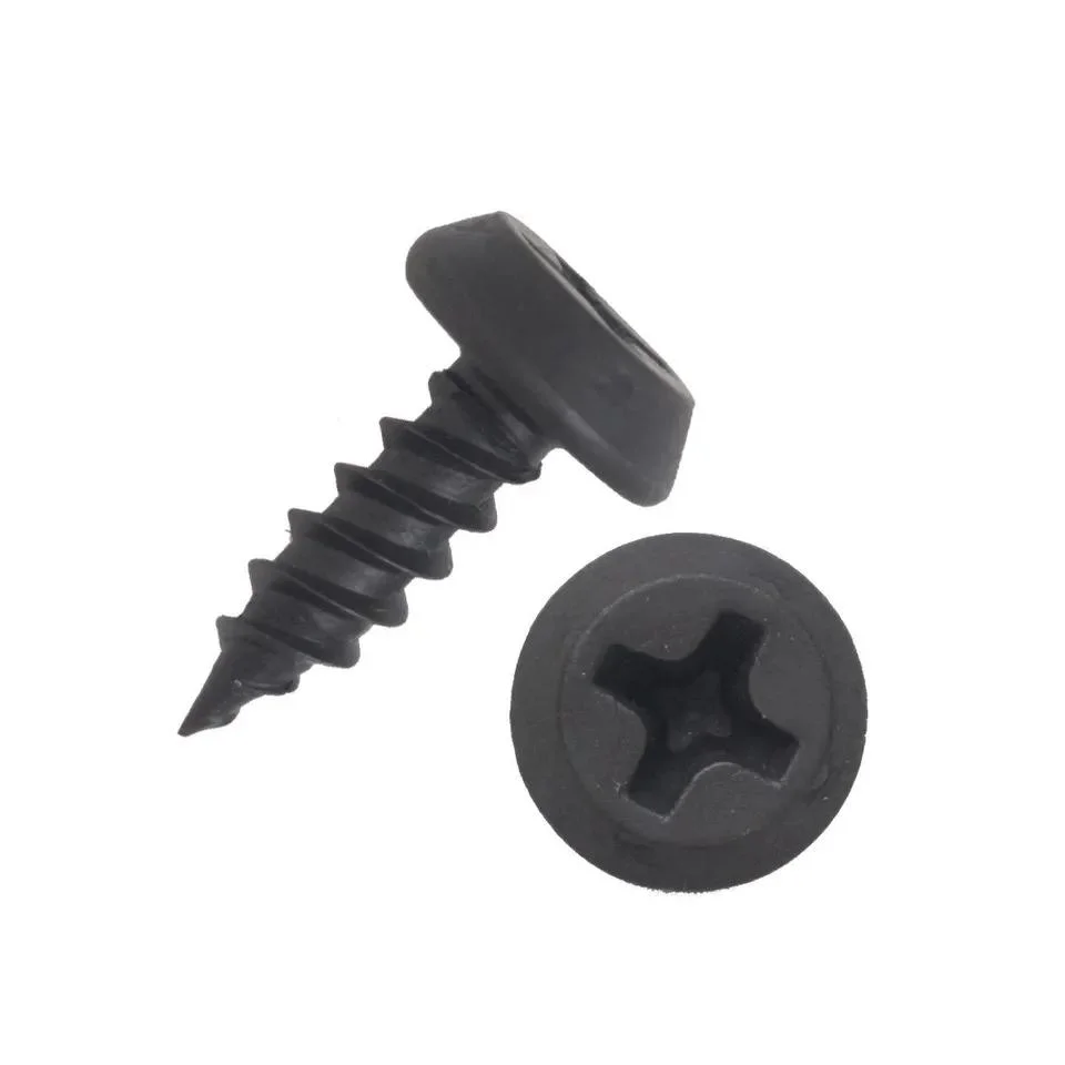 Stainless Steel Carbon Steel Black Phosphated Pan Head Self Tapping Screws